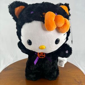 Sanrio Hello Kitty Halloween Kids Toy Black Cat Fuzzy Costume Music stepper NWT